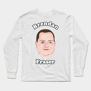 Brendan Fraser Brenaissance Memes Long Sleeve T-Shirt